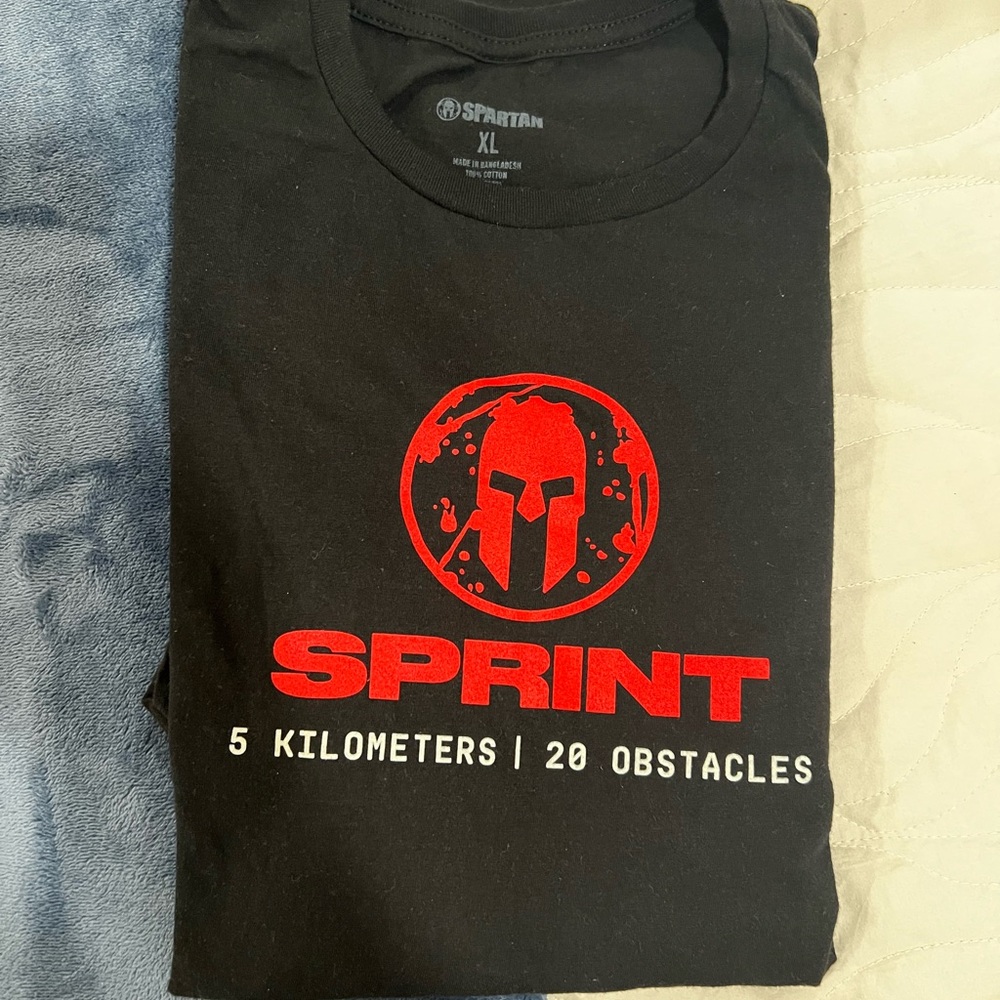 2024 spartan sprint finishers shirt size XL Men’s